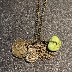 Charm Buddha necklace.